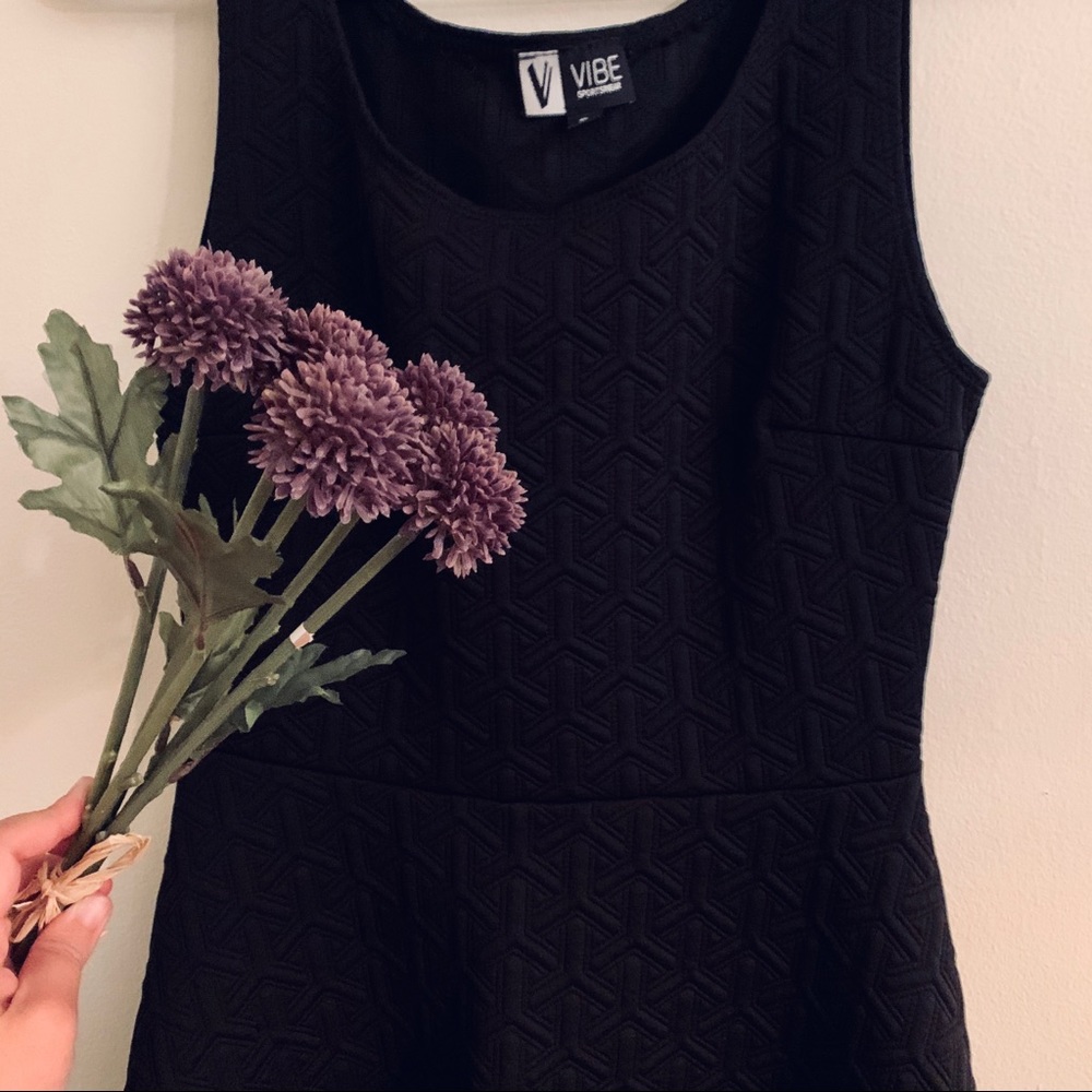 Mini black dress